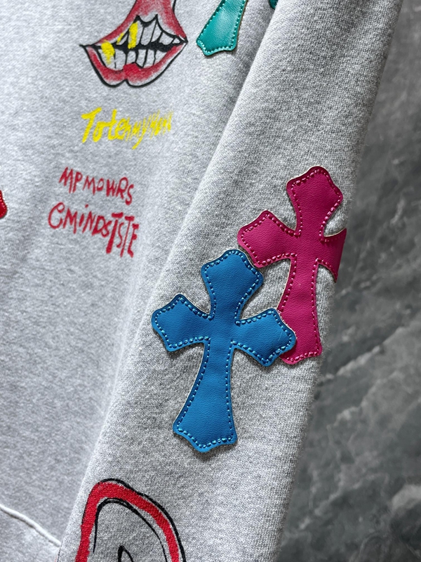 ブランドパーカー角部分ディテール